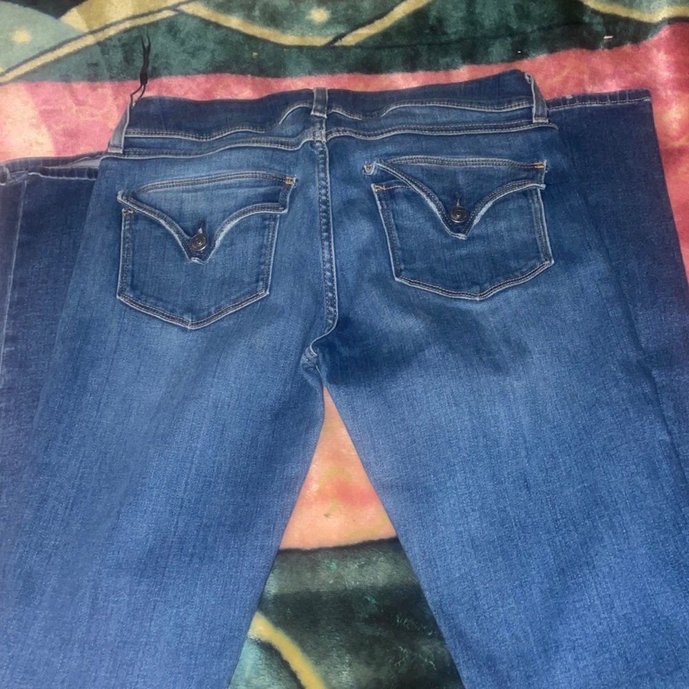 Hudson jeans blue very cute a little stretch yet not to much